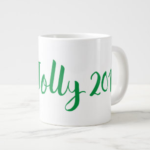 Merry christmas large coffee mug