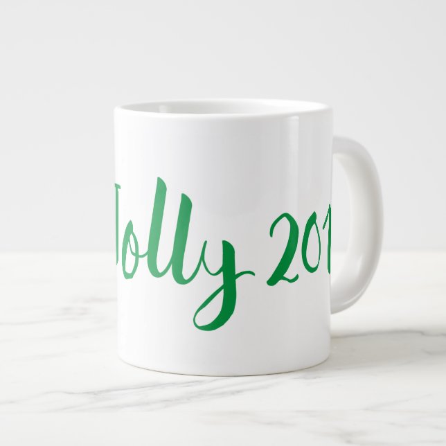 Merry christmas large coffee mug (Front Right)