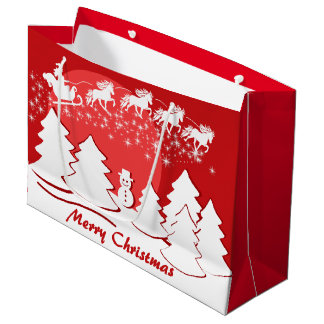 Merry Christmas Large Gift Bag