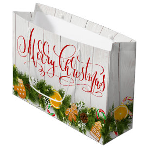 Merry Christmas  Large Gift Bag