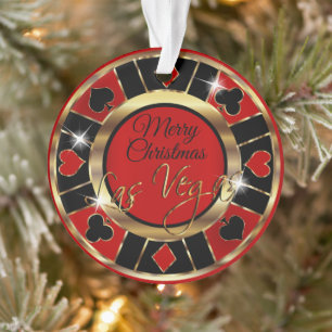 Merry Christmas Las Vegas Ornament