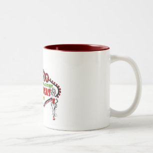 MERRY Christmas Las Vegas SHOWGIRLS Mug