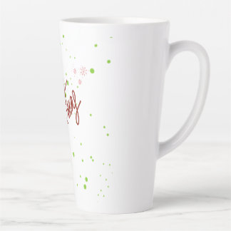 Merry christmas latte mug
