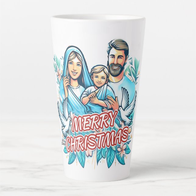 Merry Christmas  Latte Mug (Front)