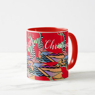Merry Christmas Leaping Deer  Mug