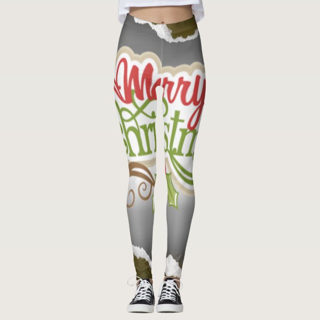 Merry Christmas  Leggings (Front)