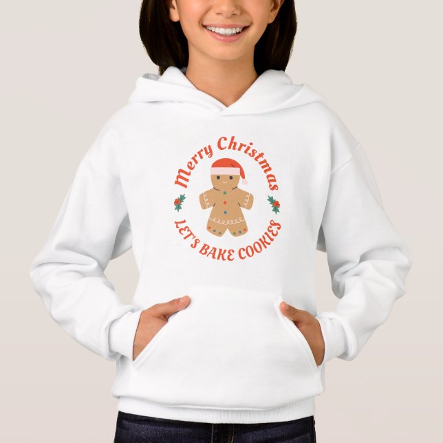 Merry Christmas Let's Bake Cookies Gingerbread Man (Front)