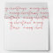 Merry Christmas Lined Envelope