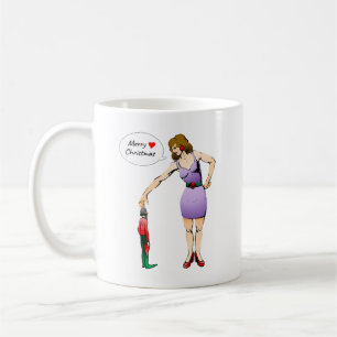Merry Christmas Little Elf Coffee Mug