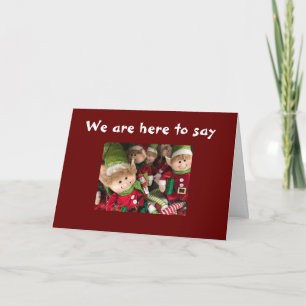 MERRY CHRISTMAS "LITTLE ONE" HOPE IT'S FUN CARD