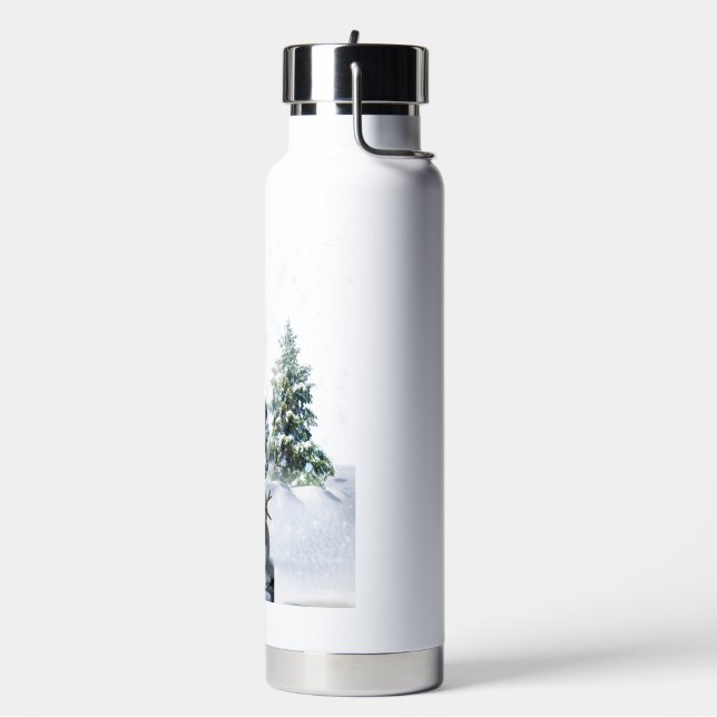Merry Christmas lll  Water Bottle (Left)