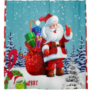 Merry Christmas llll  Shower Curtain