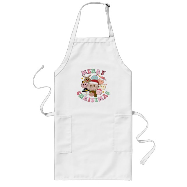 Merry Christmas  Long Apron (Front)