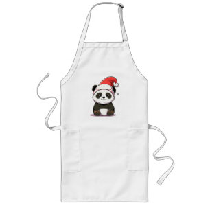 merry christmas long apron
