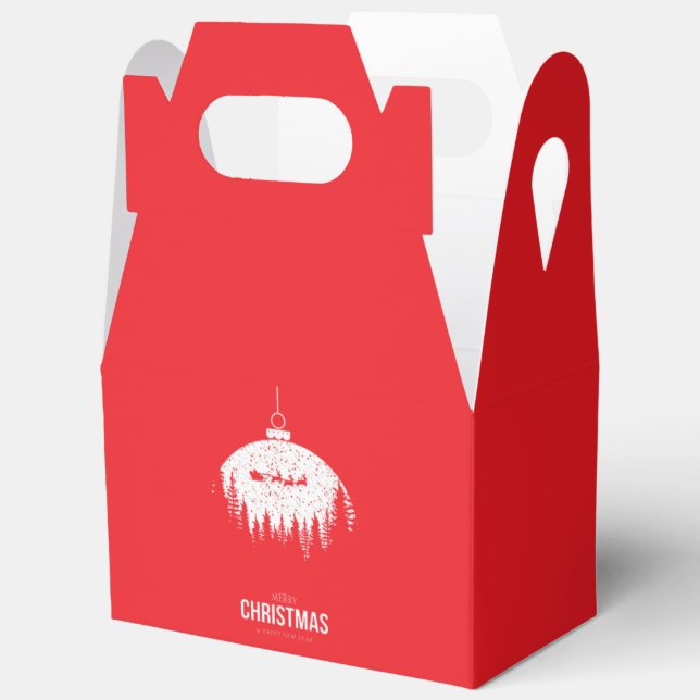 Merry Christmas Long Sleeve Shirt  Favour Box (Open)