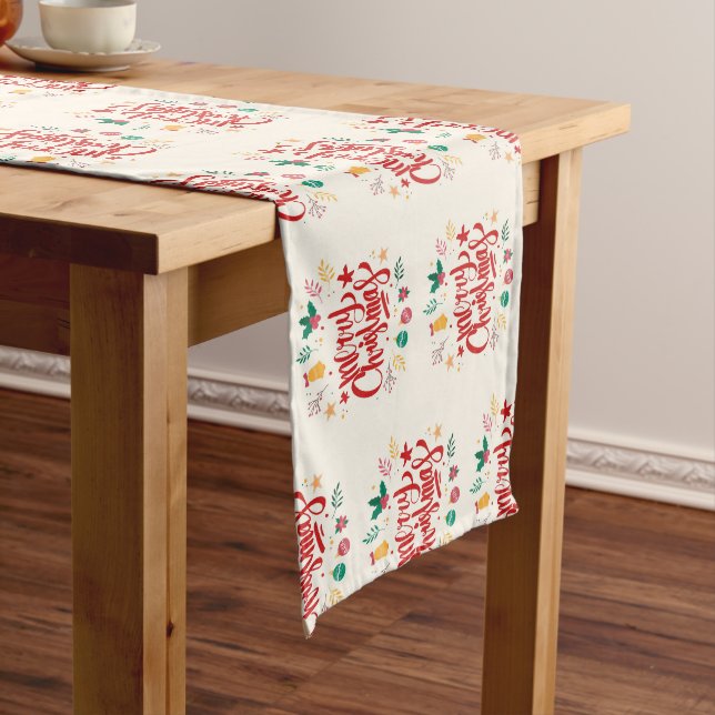 Merry Christmas Long Table Runner (In Situ)