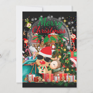 Merry Christmas Magic: Festive Holiday Delights Card