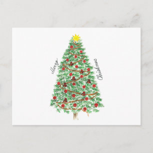 Merry Christmas magic Holiday Postcard