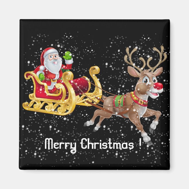 Merry Christmas Magnet (Front)