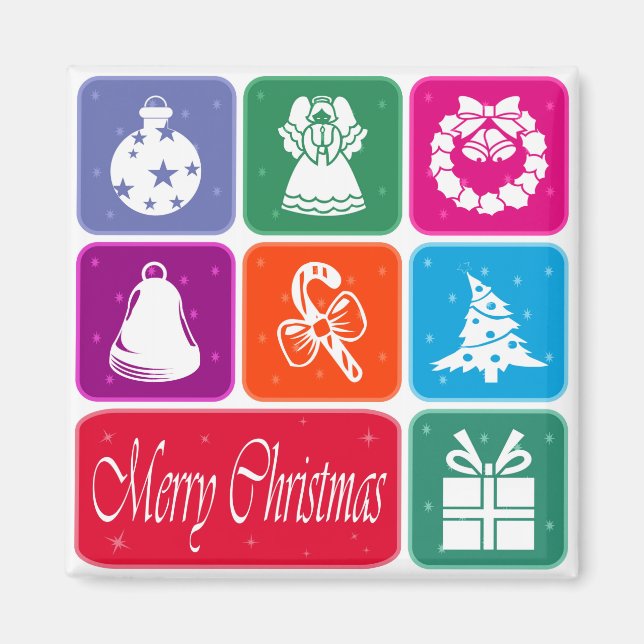Merry Christmas Magnet (Front)