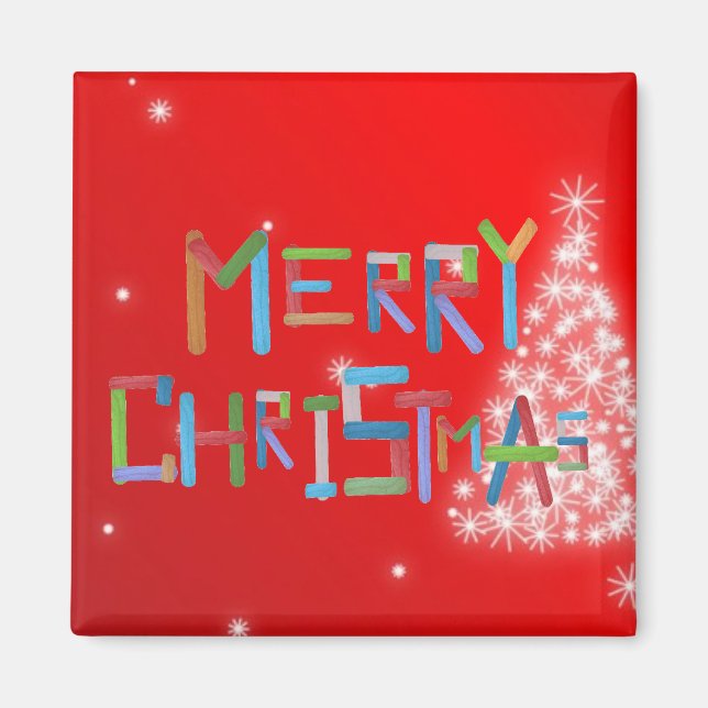 Merry Christmas Magnet (Front)