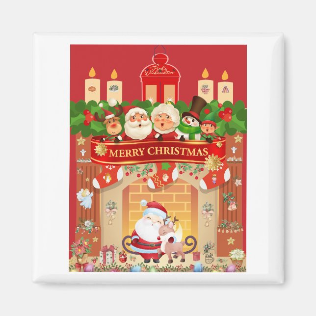 Merry Christmas Magnet (Front)
