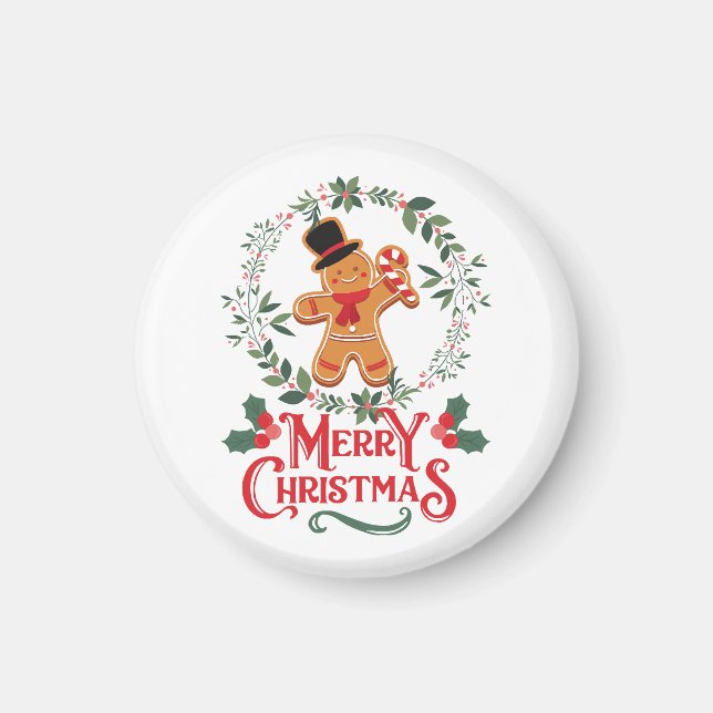 Merry Christmas Magnet (Front)