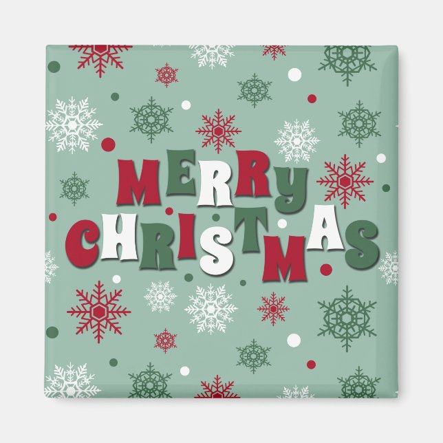 Merry Christmas Magnet (Front)