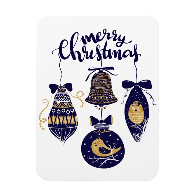 Merry Christmas Magnet (Vertical)