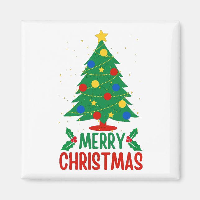 Merry Christmas Magnet (Front)