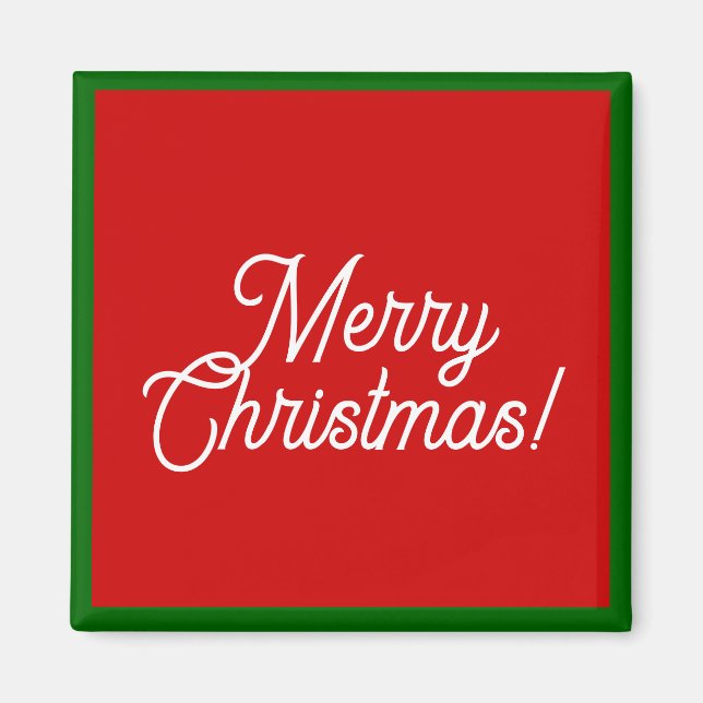 Merry Christmas Magnet (Front)