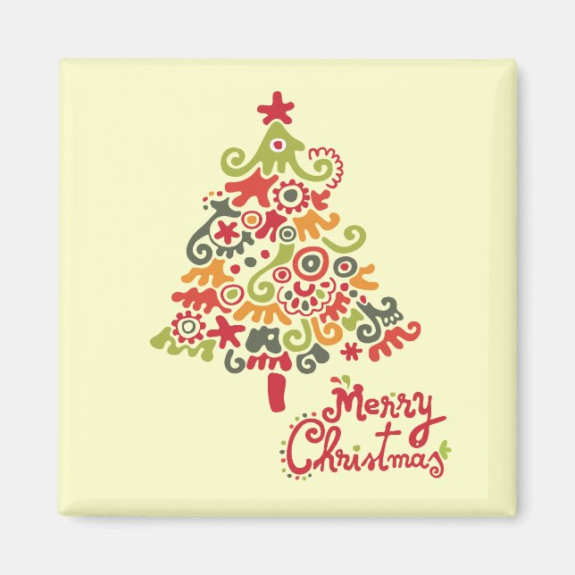 Merry Christmas Magnet (Front)