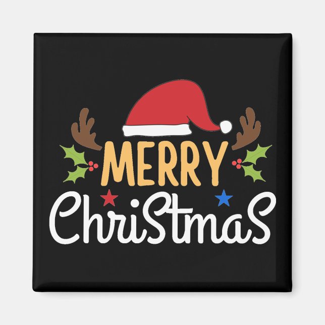 Merry Christmas Magnet (Front)