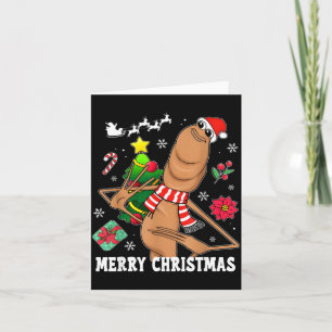 Merry Christmas Marcus The Worm Funny Unhinged Mem Card