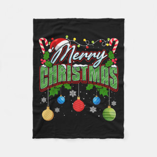 Merry Christmas Matching Family Merry Christmas Xm Fleece Blanket