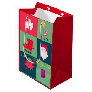 Merry Christmas Medium Gift Bag