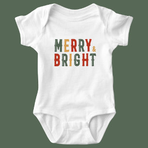 Merry Christmas, Merry & Bright        Baby Bodysuit
