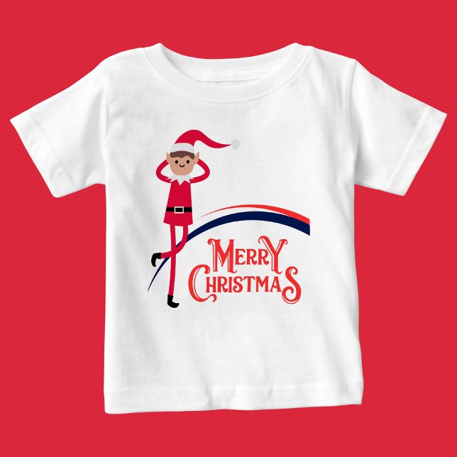  Merry Christmas, Merry & Bright,  Baby T-Shirt (Creator Uploaded)