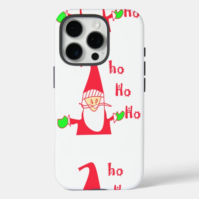 Merry Christmas Merry Christmas Funny Santa Hohoho Case-Mate iPhone Case (Back)