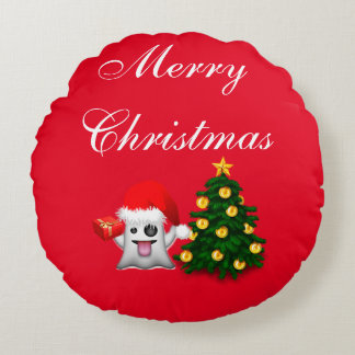 Merry Christmas Merry Christmas Round Cushion