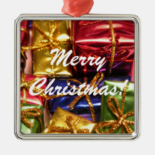 Merry Christmas! Metal Ornament