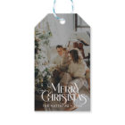 Merry Christmas Minimalist Fun Typography Photo