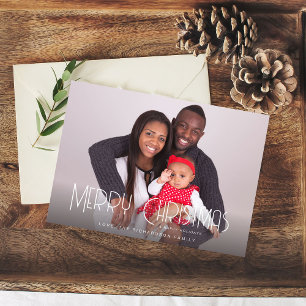 Merry Christmas Minimalist H Photo 1F