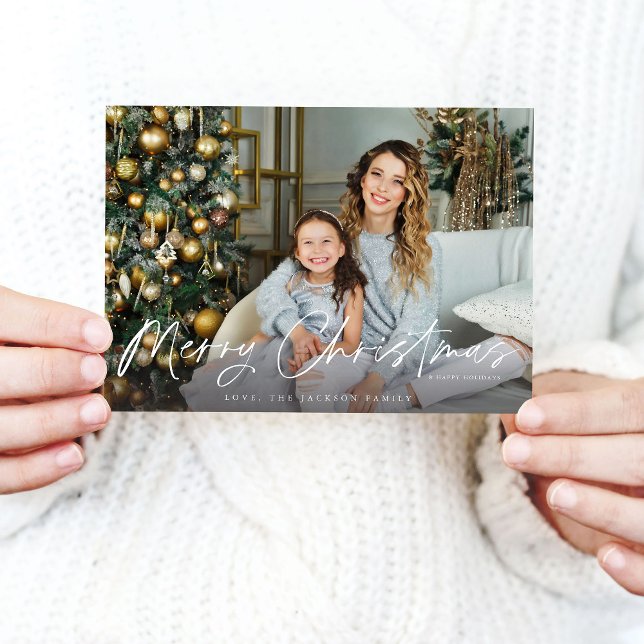 Merry Christmas Minimalist H Photo 4B (Creator Uploaded)