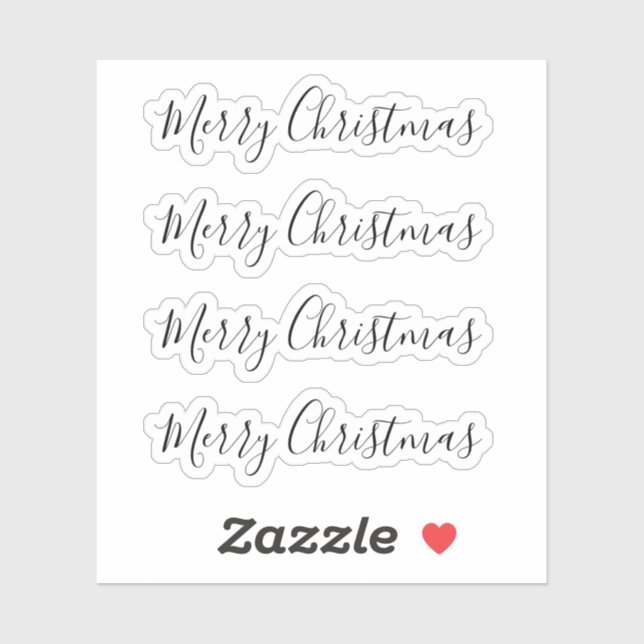 Merry Christmas minimalist handwritten trendy font (Sheet)