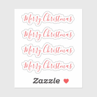Merry Christmas minimalist handwritten trendy font