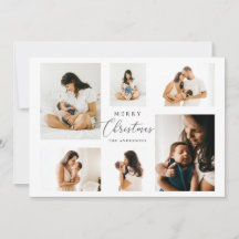 Merry Christmas | Minimalist Modern Multi Photo