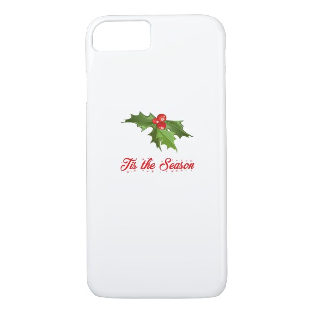 Merry Christmas Mistletoe Case-Mate iPhone Case (Back)
