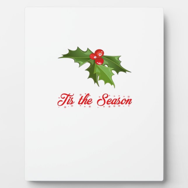 Merry Christmas Mistletoe Plaque (Front)