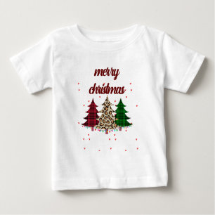 Merry Christmas Modern & Elegant Baby T-Shirt